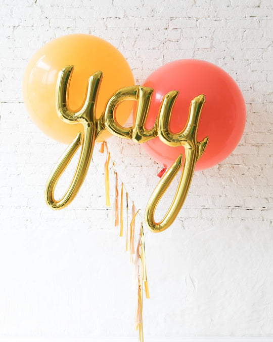 Coral & Yellow Giant Yay Bouquet