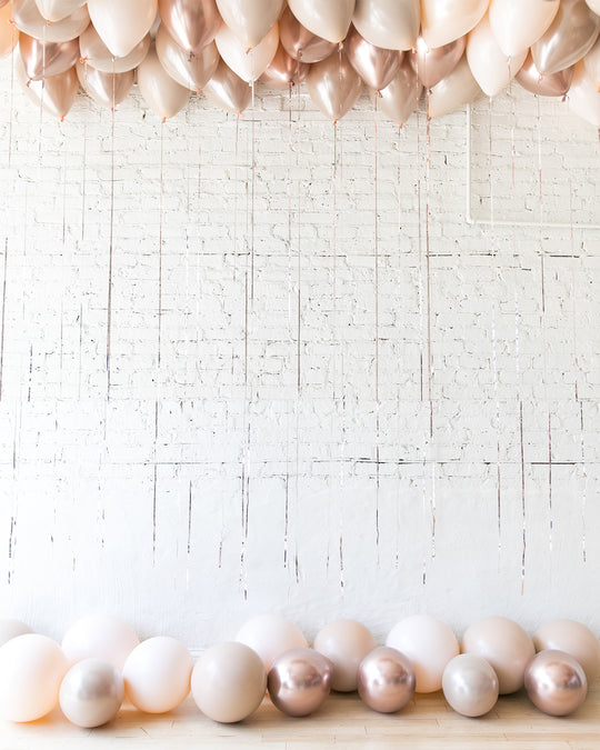 Glam Tan - Ceiling & Floor Balloon Set