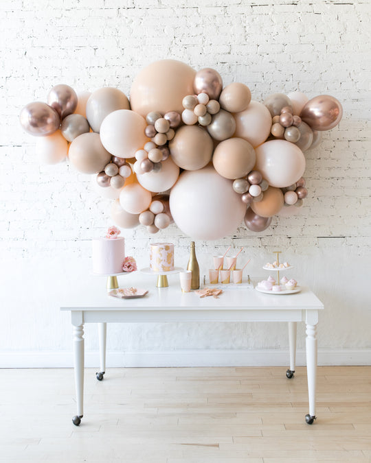 Glam Tan - Backdrop Balloon Garland Install Piece