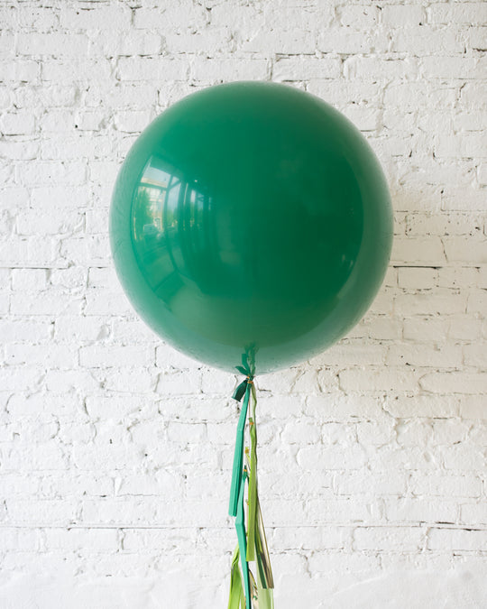 Green Giant Balloon and Jungle Theme Tassel
