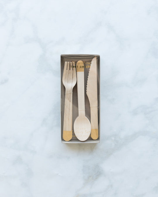 Meri Meri Dipped Gold Cutlery