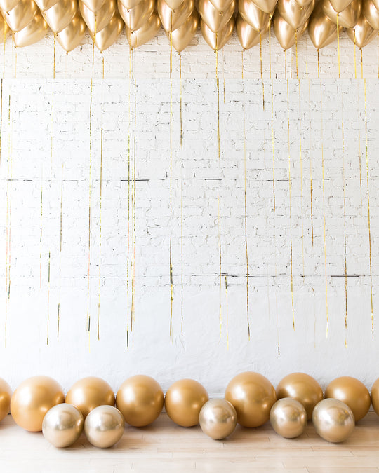 Golden - Ceiling & Floor Balloon Set