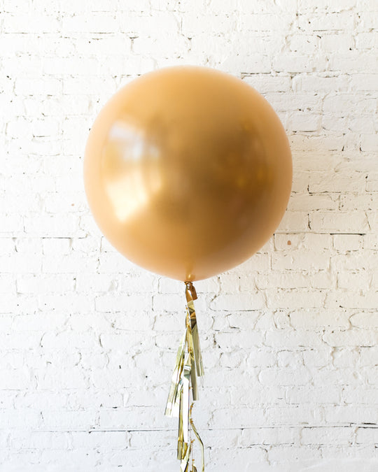 Golden - Giant Balloon with Tassel