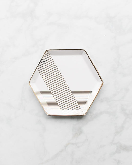 Harlow & Grey Blanc Dinner Plates - pack of 8