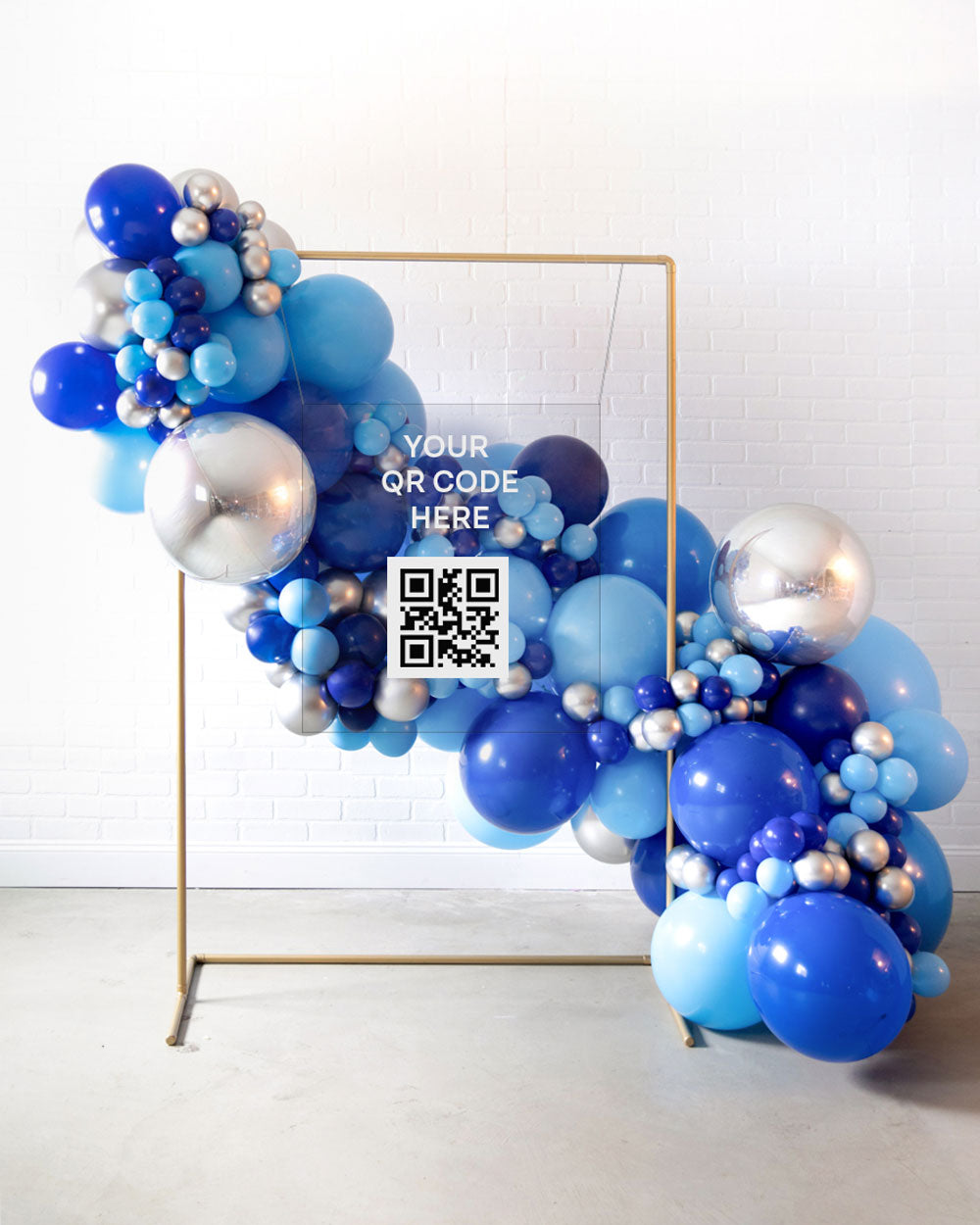 Custom Business Collection - Rectangle Frame with QR Signage - 4x6ft ...
