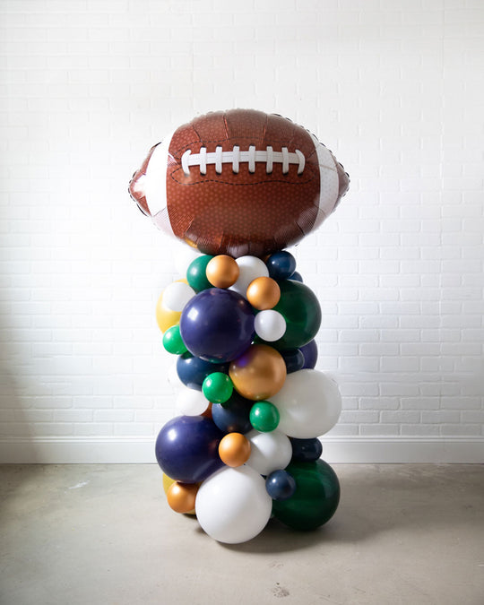 Football - Football Foil Balloon Column - 4ft