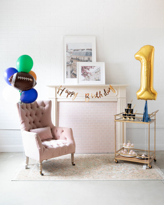 Football  - The Birthday Basics Decor Set