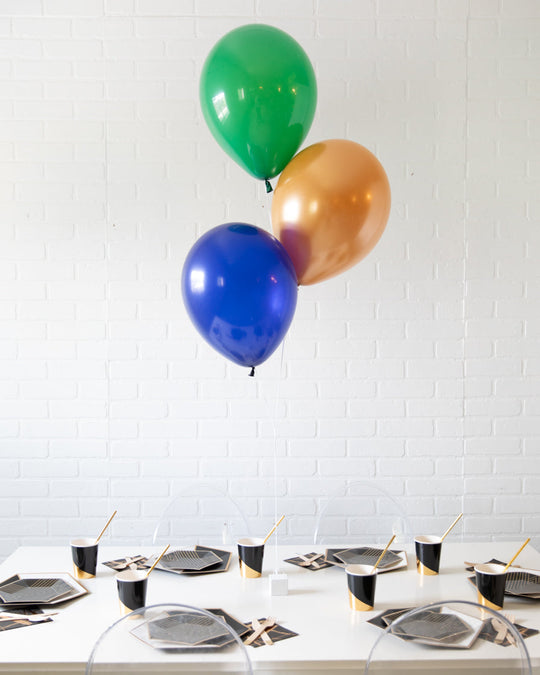Football - 11in Balloon Bouquet Centerpiece