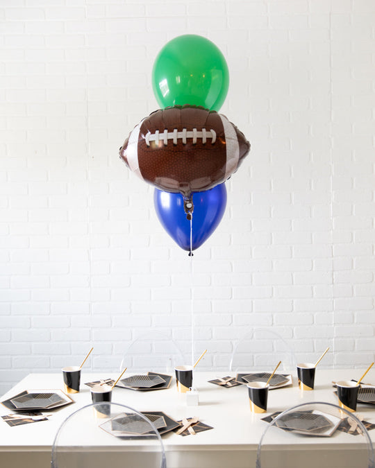 Football - Themed Balloon Bouquet Centerpiece