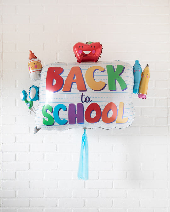 Back 2 School Theme - Back to School Foil Balloon