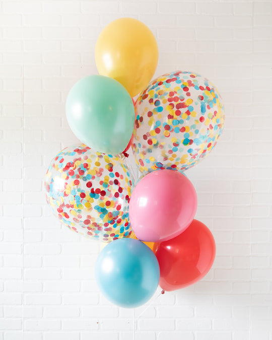 Back 2 School - Confetti and 11in Balloon Bouquet