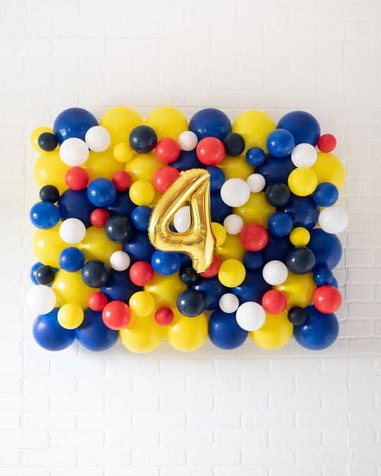 Ruff Rescue - Number Balloon Backdrop Board - 30inx40in
