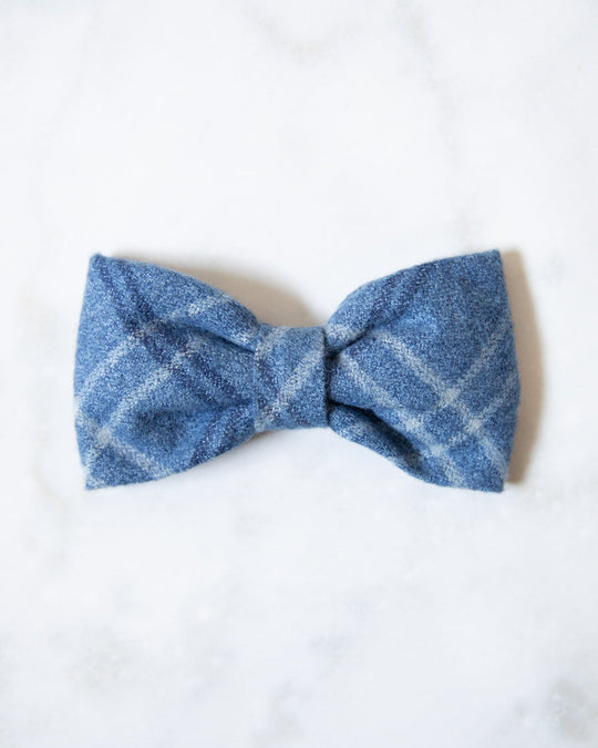 Foggy Dog - Harbor Plaid Flannel Dog Bow Tie