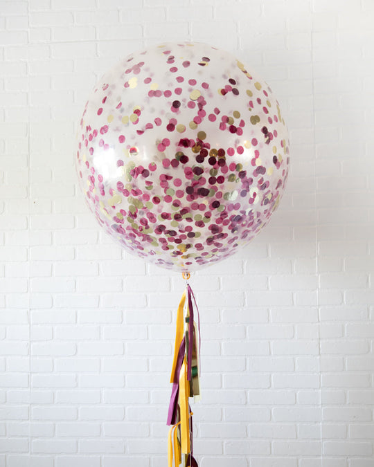 Wizard World - Confetti Giant Balloon with Tassel