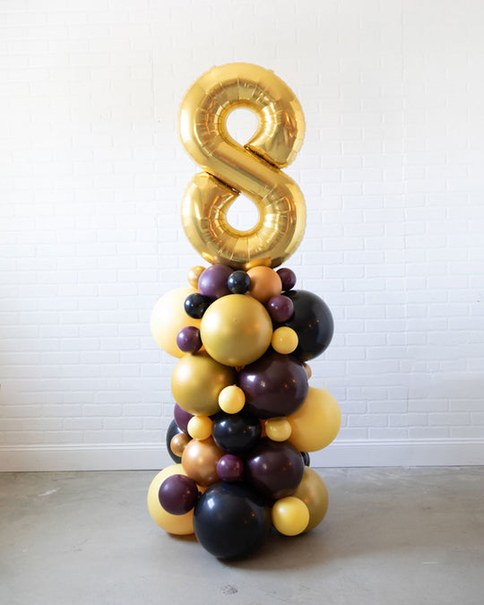 Wizard World - Number Balloon Column - 4ft