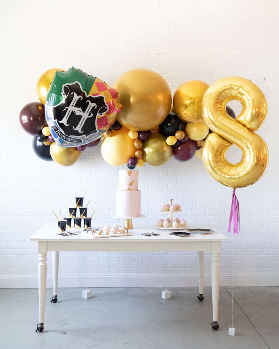 New Harry Potter Birthday Party Decoration Balloon Backdrop
