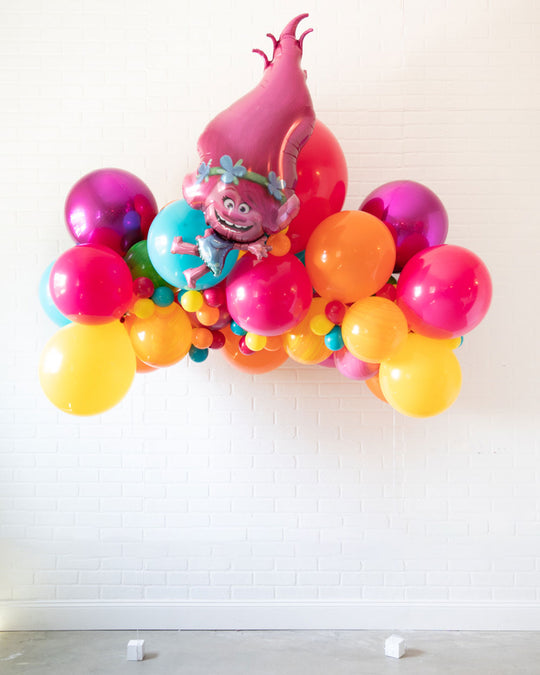 Rainbow Village - Floating Balloon Arch with Foil - 5ft