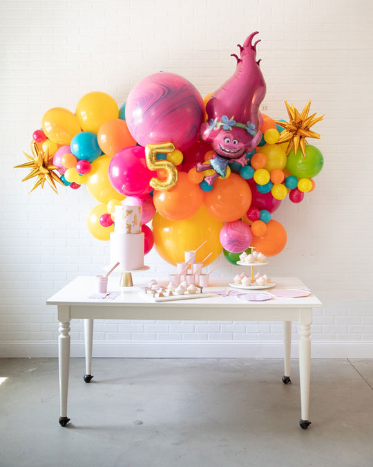 Rainbow Village - Backdrop Install Piece with Foils - 6ft