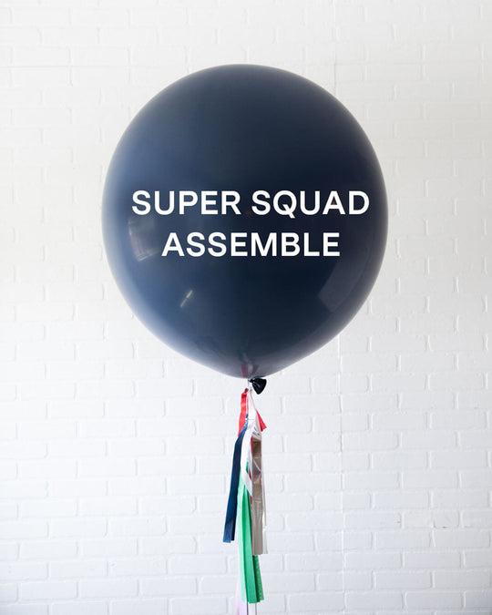 Super Squad- Super Squad Assemble Giant Balloon with Tassel