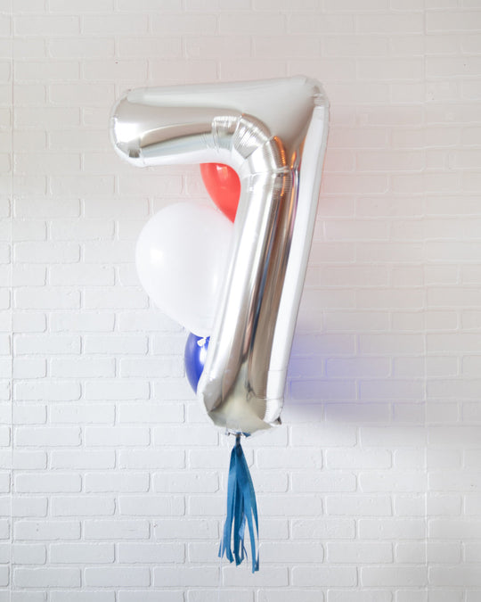 Super Squad - Number Balloon Bouquet