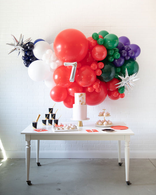 Super Squad - Number Balloon Backdrop Install Piece