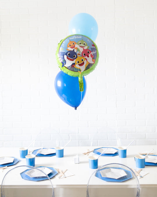 Singing Shark - Birthday Balloon Bouquet Centerpiece
