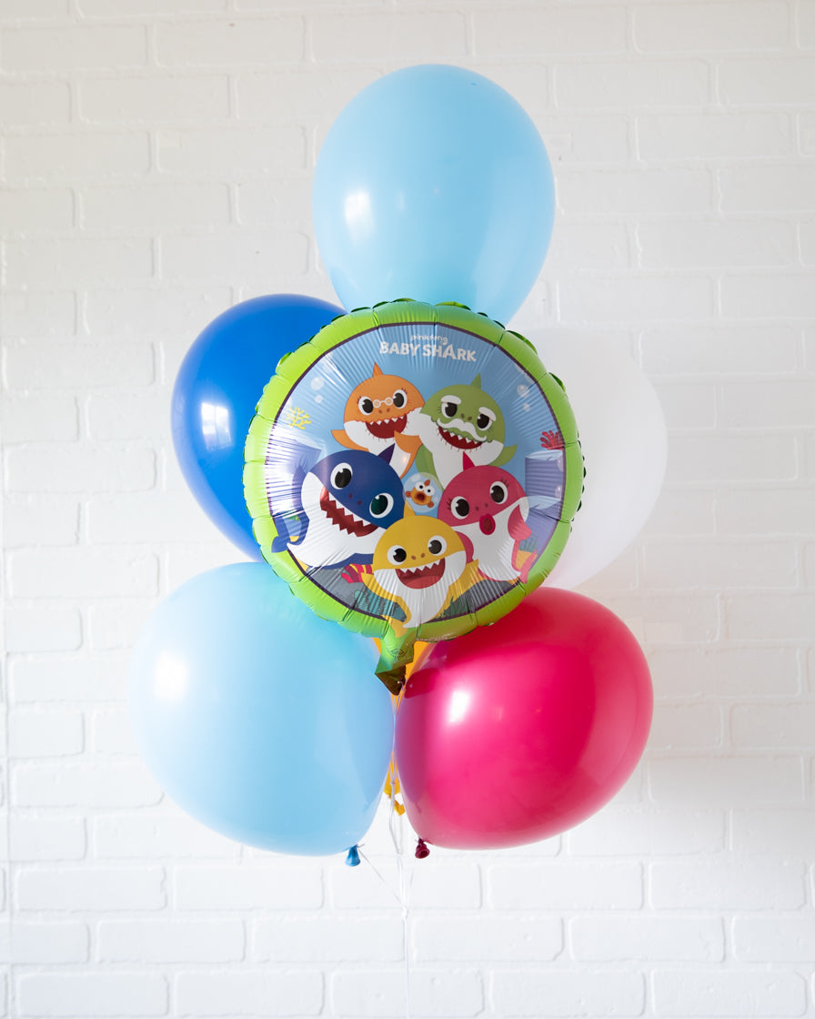 Singing Shark - Birthday Balloon Bouquet
