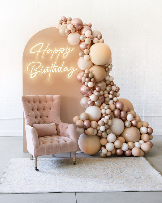 Modern Mauve - The Aadi Set with Neon Sign