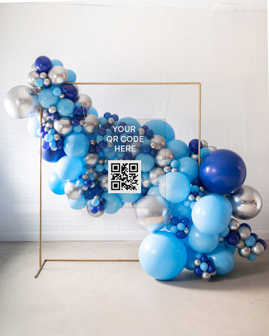 Custom Business Collection - Rectangle Frame with QR Signage - 7x7ft