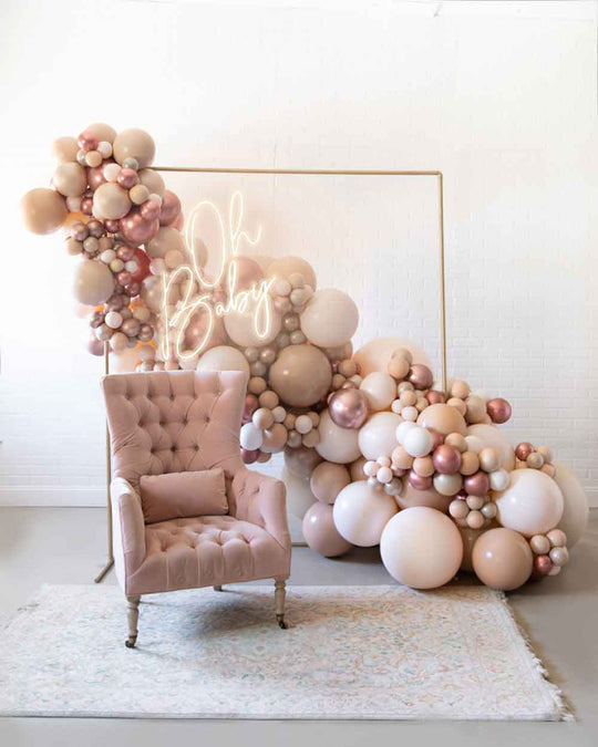 Citrus - 7x7 Frame Install Piece with Neon Sign