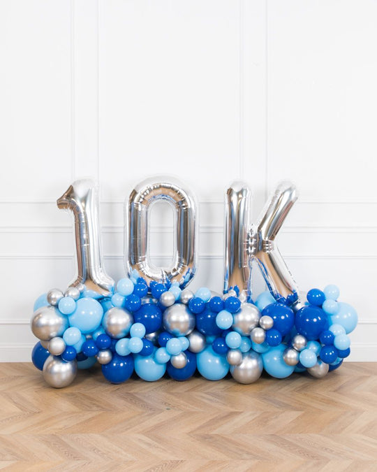 Custom Business Collection - Corporate Message Balloon Pedestal Set (3 Characters)