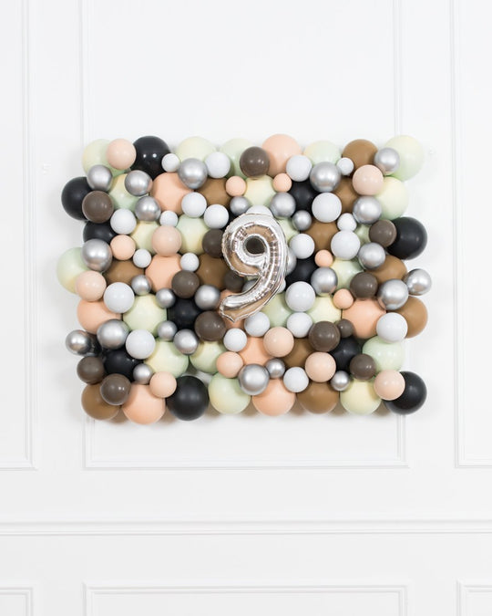 Mandalorian Theme - Number Balloon Backdrop Board - 30inx40in