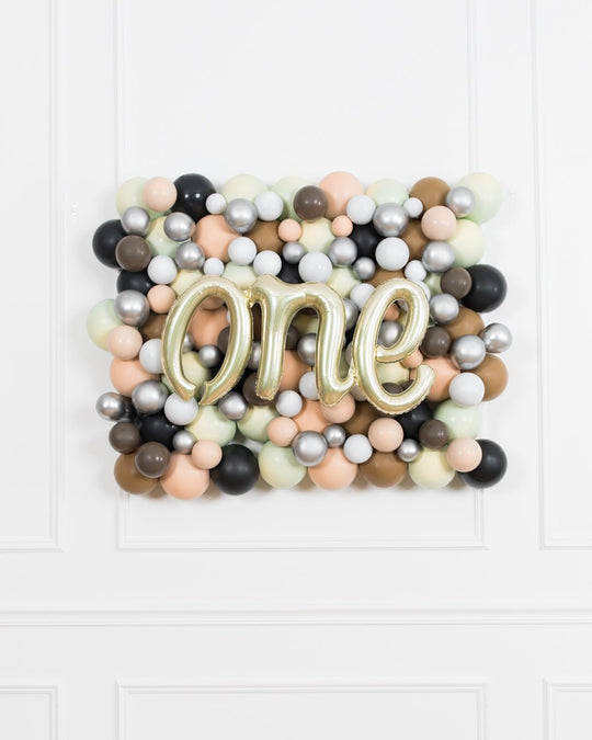 Mandalorian Theme - ONE Script Balloon Backdrop Board - 30inx40in