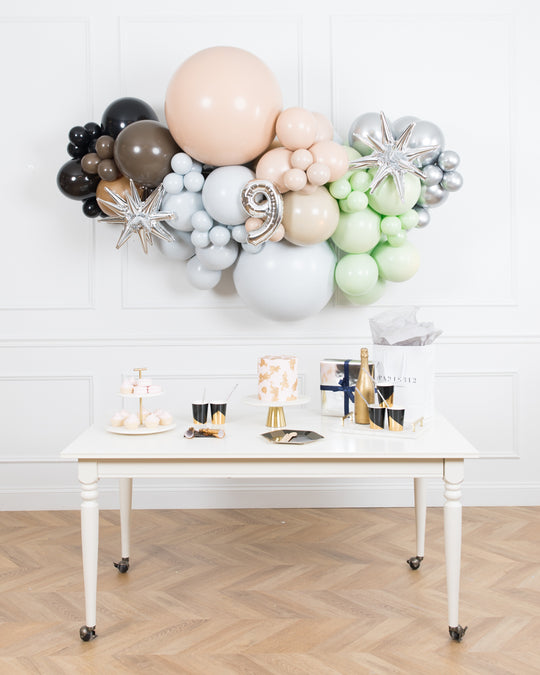 Mandalorian Theme - Number Balloon Backdrop Install Piece