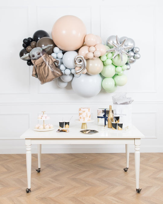 Mandalorian Theme - Backdrop Install Piece with Foils - 6ft