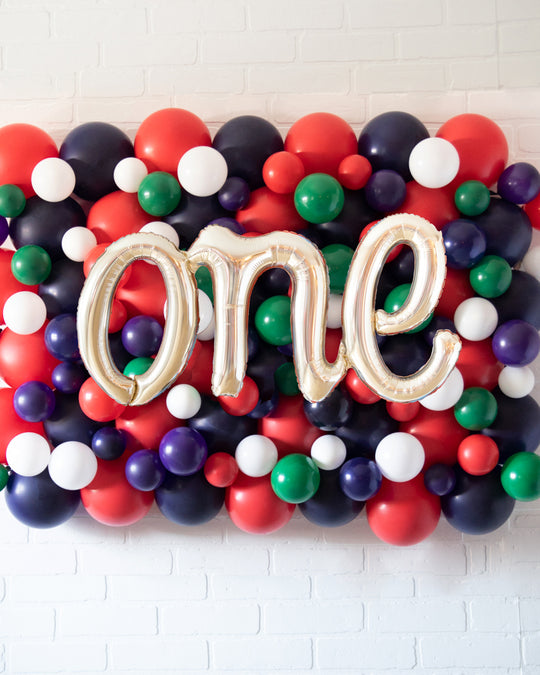 Super Squad - ONE Script Balloon Backdrop Board - 30inx40in