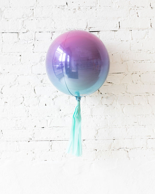 Mermaid Round Orb with Turquoise Skirt