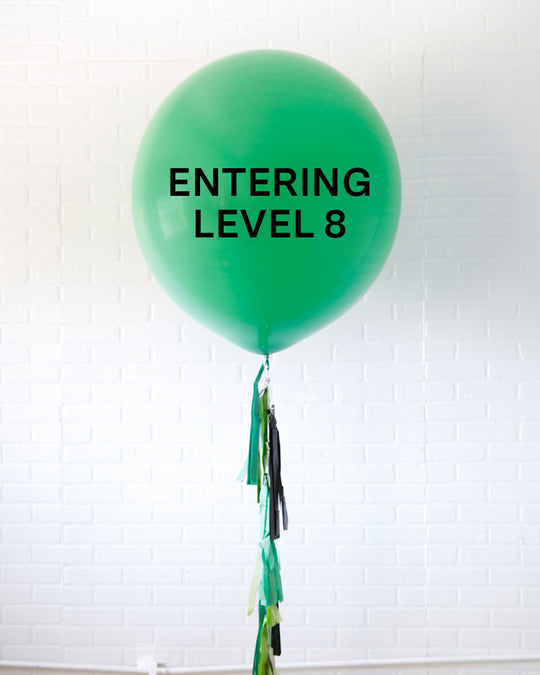 Gamer - Customizable Entering Level Giant Balloon with Tassel
