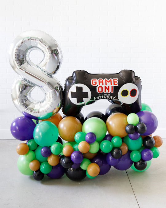 Gamer - Number Balloon Pedestal - 4ft