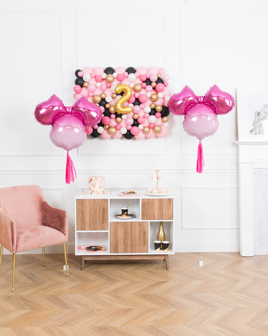 Pink Magical Party Mouse Theme- The Backdrop Pop Decor Set