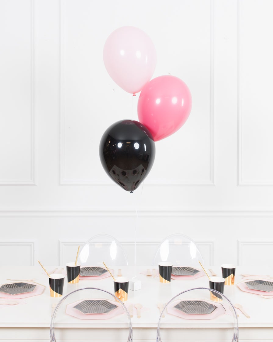 Pink Magical Party Mouse Theme - 11in Balloon Bouquet Centerpiece — Paris312