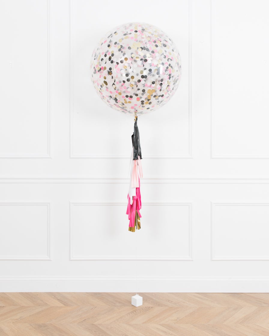 minnie-mouse-disney-party-decor-pink-gold-balloon-black-white-magical-giant-confetti-tassel