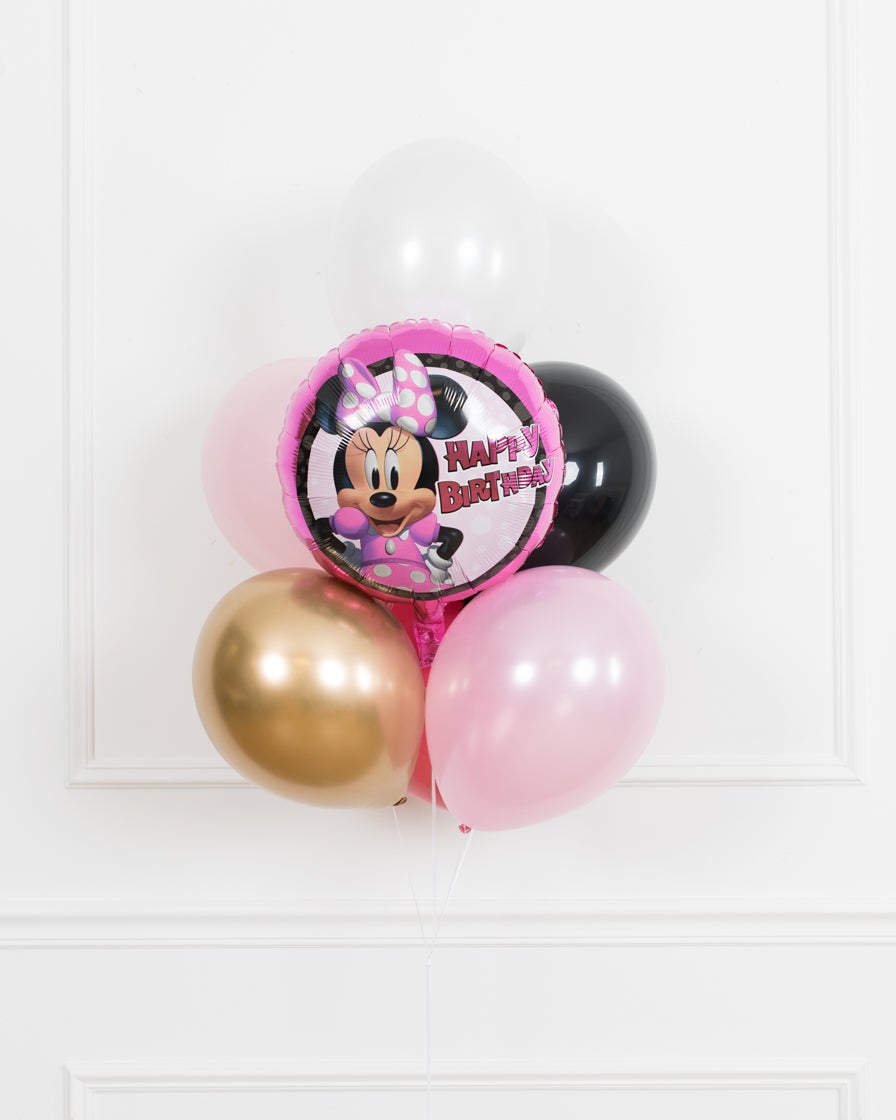 minnie-mouse-disney-party-decor-foil-pink-gold-balloon-black-white-magical-bouquet