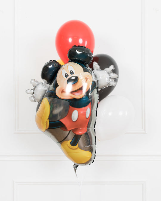 Magical Party Mouse Theme - Magical Party Mouse Forever Birthday Foil and 11in Balloon Bouquet