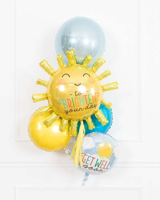 GIFT- Get Well Sunshine Foil Bouquet