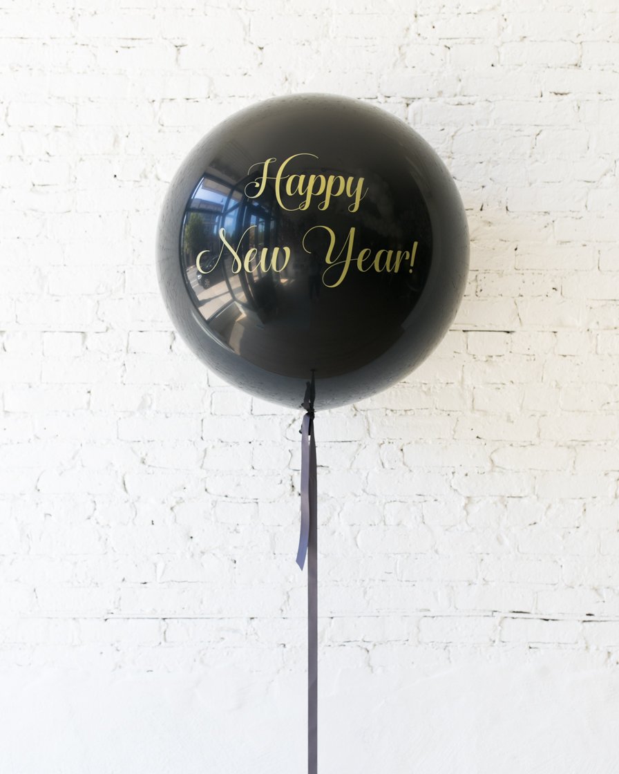 new-years-decorations-balloon-giant-ribbon-chicago-black-paris312