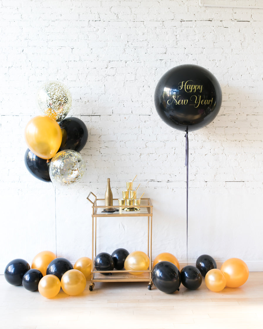 new-years-decorations-balloon-bouquet-chicago-2023-set-gold-black-confetti-giant-paris312