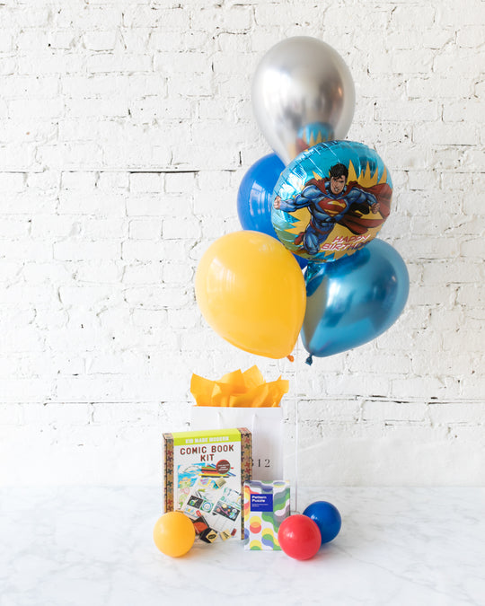 GIFT-Superhero Activity & Balloons Set