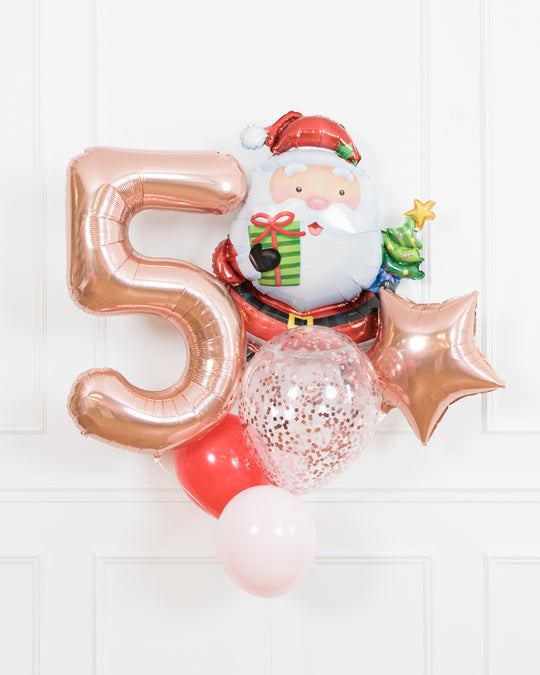 GIFT- Christmas Theme Number Birthday Bouquet