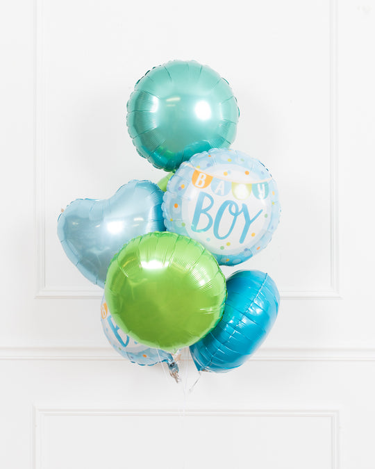 GIFT- Baby Boy Foil Balloon Bouquet